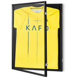 Basketball & Basketball Accessories: VEVOR 2PCs Jersey Display Frame Case, 590 x 790 x 40 mm, Large Lockable Sport Jersey Shadow Box with 98% UV Protection PC Glass and Hangers, for Baseball Basketball Football Hockey Shirt and Uniform