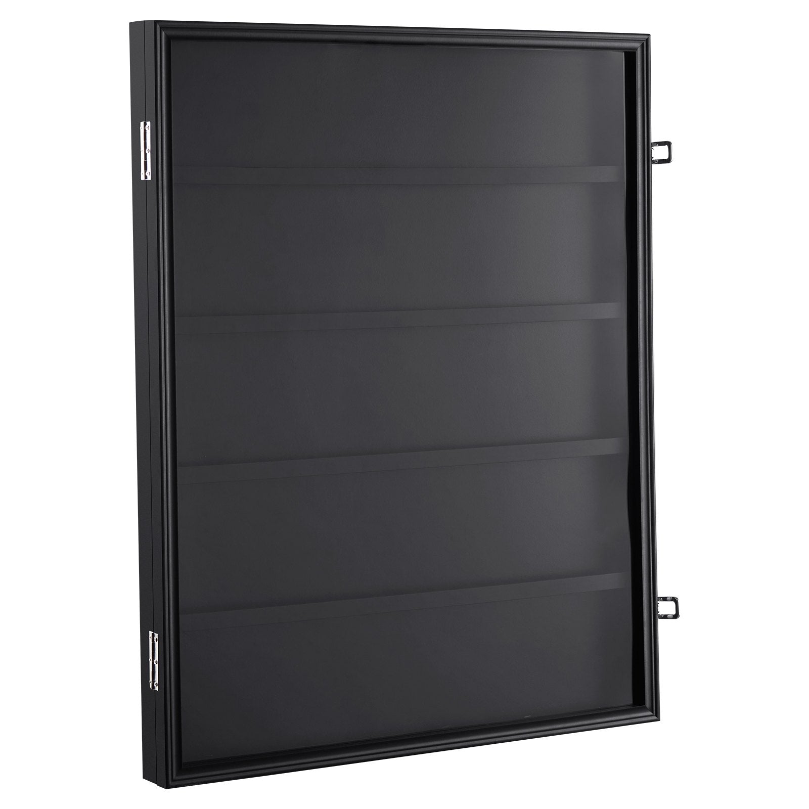 Storage Boxes: VEVOR 35 Graded Sports Card Display Case, 617 x 775 x 55 mm, Baseball Card Display Frame with 98% UV Protection Clear View PC Glass, Lockable Wall Cabinet for Football Basketball Hockey Trading Card