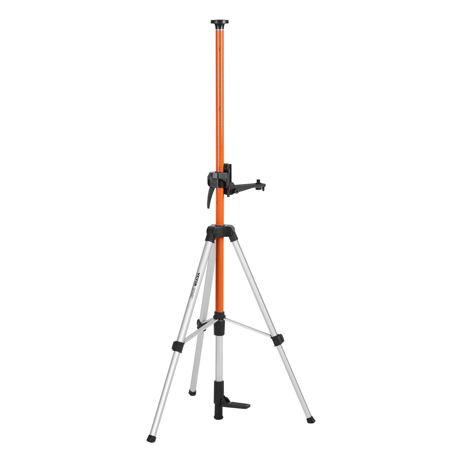 Camera Accessories: VEVOR Laser Level Tripod, 1/4"-20 & 5/8"-11 Thread Mount, 40.94-133.85 inch Height Adjustment with Level Bubble & Heavy-duty Stand, Extendable Pole Lightweight Aluminum Tripod for Laser Scanner
