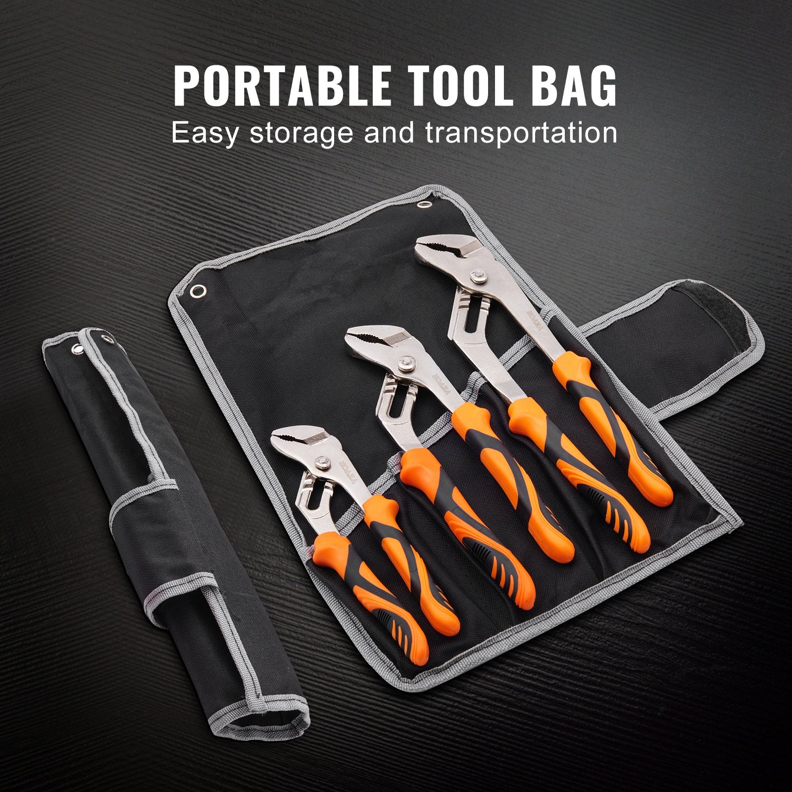 Hand Tools: VEVOR Groove Joint Pliers Set Water Pump Pliers 3-Piece 12