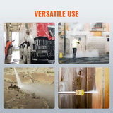 Fuel & Exhaust: VEVOR Gas Pressure Washer Gas Powered Washer 4400 PSI 4.0 GPM 390cc 5 Nozzles