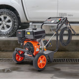 Fuel & Exhaust: VEVOR Gas Pressure Washer Gas Powered Washer 4400 PSI 4.0 GPM 390cc 5 Nozzles
