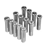 Fuel & Exhaust: VEVOR 13 pcs Precision R8 Collet Set, 1/8'' - 7/8'', 45# Mill Collet Chuck 0.0012"/30μm TIR with 13 Labeled Storage Boxes, for Milling Machine Drill Presses Boring Machine Machining Center
