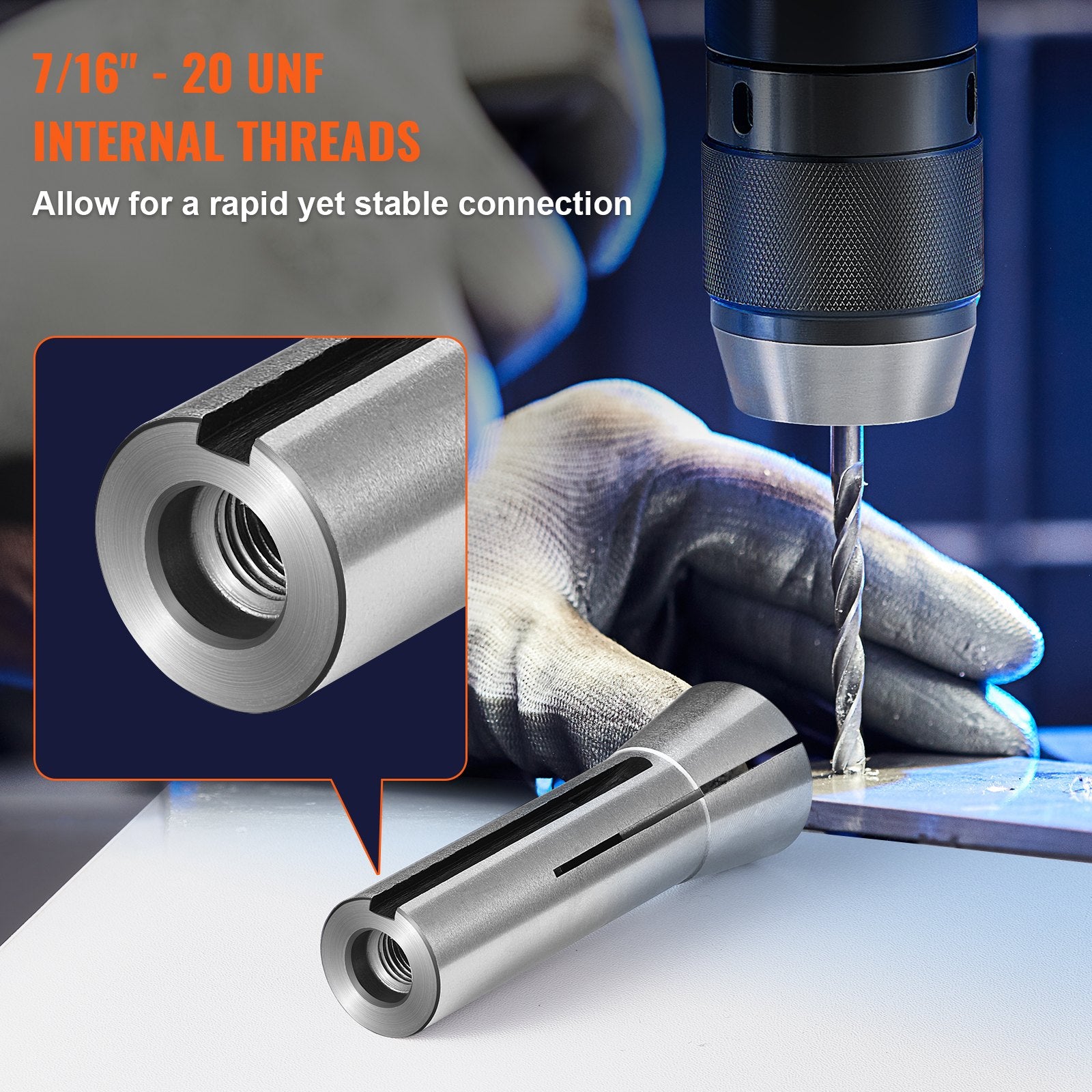 Fuel & Exhaust: VEVOR 13 pcs Precision R8 Collet Set, 1/8'' - 7/8'', 45# Mill Collet Chuck 0.0012"/30μm TIR with 13 Labeled Storage Boxes, for Milling Machine Drill Presses Boring Machine Machining Center