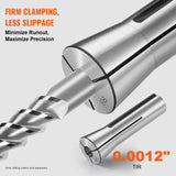 Fuel & Exhaust: VEVOR 13 pcs Precision R8 Collet Set, 1/8'' - 7/8'', 45# Mill Collet Chuck 0.0012"/30μm TIR with 13 Labeled Storage Boxes, for Milling Machine Drill Presses Boring Machine Machining Center