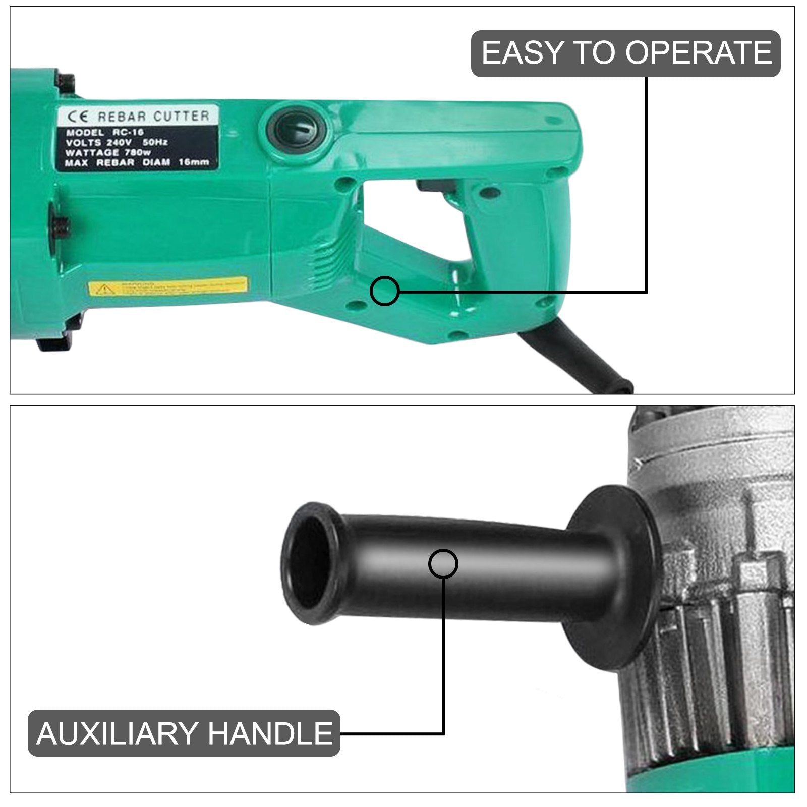 Chainsaws: Vevor Electric Rebar Cutter 16mm Reo Steel Cutter Concrete Construction