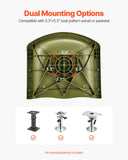 Boating Accessories: VEVOR Boat Seat, Low Backrest, Folding Fishing Boat Seat with Thickened Sponge Cushion & PU Polyester Fabric, Strong PP Frame, Flip Up Boat Seat for Fishing Boats, Yachts, Ships, Camouflage Color