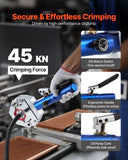 Caulking Tools: VEVOR Hydraulic Hose Crimper, Hydra-Krimp AC Hose Crimper Kit with 7 Dies Snap-On, Integral Manual Hydraulic A/C Hoses Crimping Tool for Automotive & Air Conditioning Repair - with Carrying Case