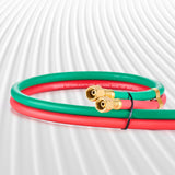Air Compressors Accessories: VEVOR Oxygen Acetylene Hose, 1/4-Inch x 50FT Oxy Acetylene Hose with 9/16"-18 LH/RH B Fittings, R Grade Welding Torch Twin Hose with 300PSI Maximum Working Pressure for Cutting Soldering Brazing