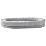 Dog Beds: VEVOR Human Dog Bed 1825x1220x254 mm Human Size Dog Bed Washable Faux Rabbit Fur