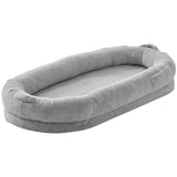 Dog Beds: VEVOR Human Dog Bed 1720x890x250 mm Human Size Dog Bed Washable Faux Rabbit Fur