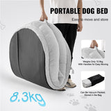 Dog Beds: VEVOR Human Dog Bed 1720x890x250 mm Human Size Dog Bed Washable Faux Rabbit Fur