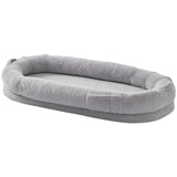 Dog Beds: VEVOR Human Dog Bed 1720x890x250 mm Human Size Dog Bed Washable Faux Rabbit Fur