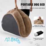 Dog Beds: VEVOR Human Dog Bed 1825x1220x254 mm Human Size Dog Bed Washable Faux Rabbit Fur