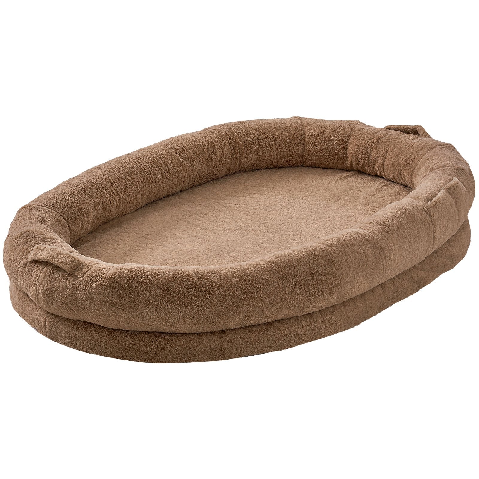 Dog Beds: VEVOR Human Dog Bed 1825x1220x254 mm Human Size Dog Bed Washable Faux Rabbit Fur