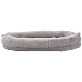 Dog Beds: VEVOR Human Dog Bed 1820x1220x250 mm Human Size Dog Bean Bed Washable PV Velvet