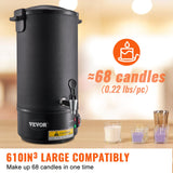 Candle Accessories: VEVOR Wax Melter for Candle Making 10Liter Electric Pot Commercial or Home Use