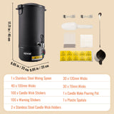 Candle Accessories: VEVOR Wax Melter for Candle Making 10Liter Electric Pot Commercial or Home Use