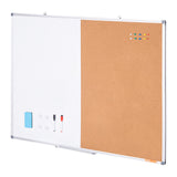 Audio Accessories: VEVOR 48"x 36" Whiteboard & Cork Board Combo with Aluminum Frame  2-in-1 Magnetic Dry Erase Bulletin Board for Wall Mount  Ideal for School, Home, Office