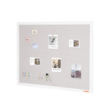 Coat Racks: VEVOR 48"x36" White Cork Board with Linen Surface  Stylish Wall-Mounted Bulletin Board for Home, School, Office  Elegant & Functional Noticeboard