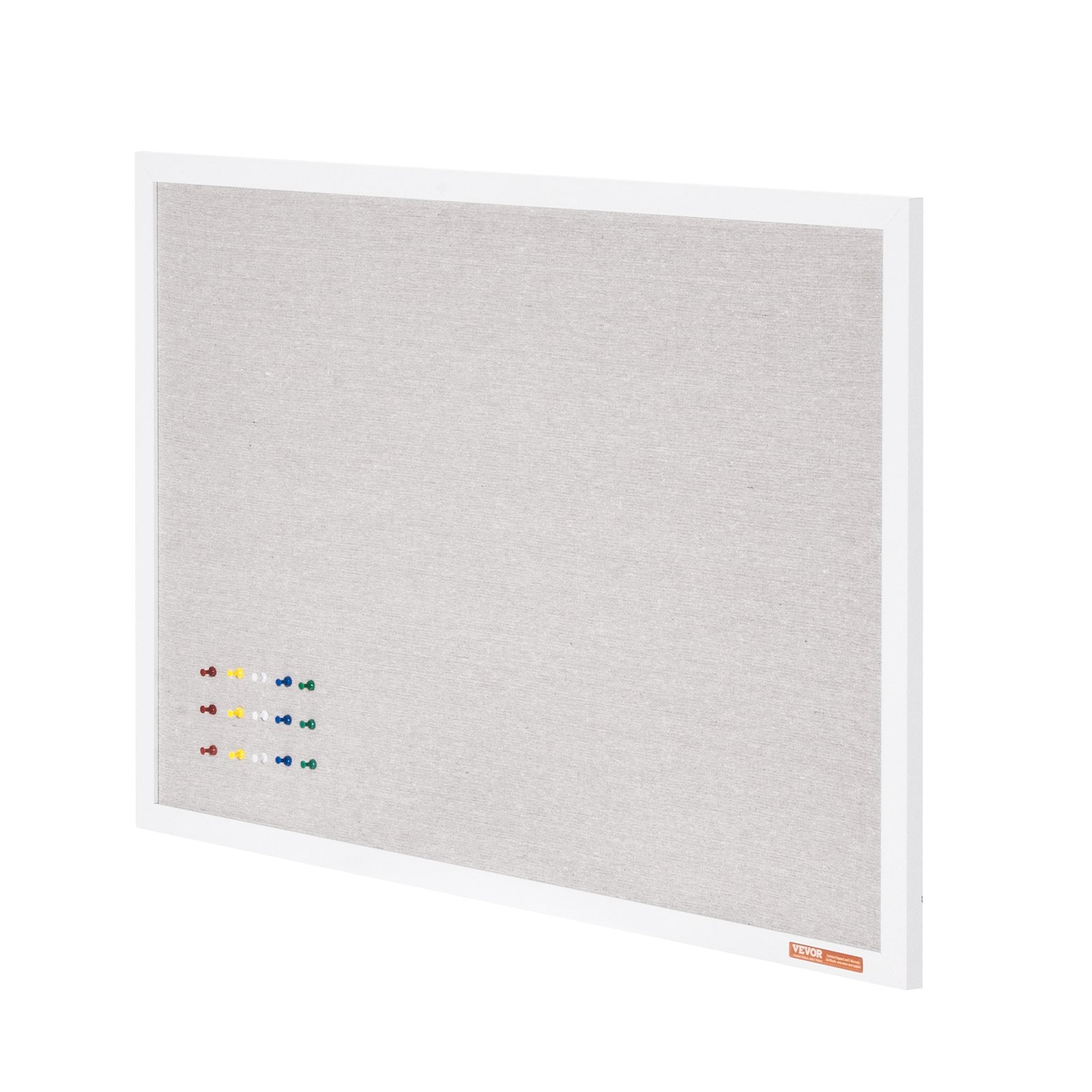 Coat Racks: VEVOR 48"x36" White Cork Board with Linen Surface  Stylish Wall-Mounted Bulletin Board for Home, School, Office  Elegant & Functional Noticeboard