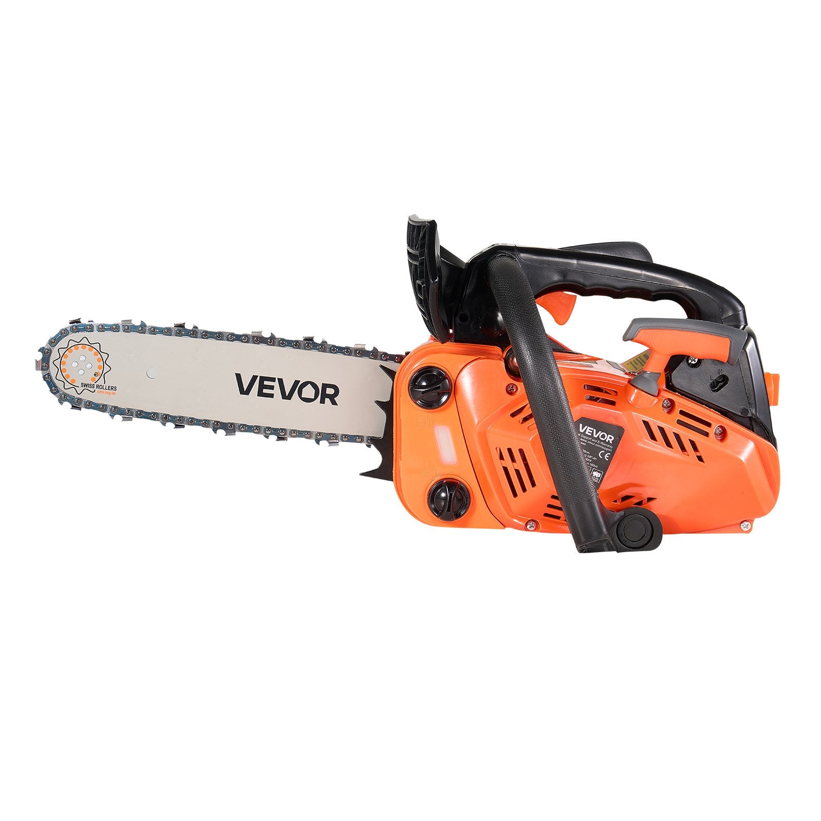 25 cc Gas Chainsaw, 305 mm Gas Powered Chainsaw, 0.75 kW Power Chain Saw with Non-Slip Handle, Gas-Powered Chainsaws with Dual Fuel Tanks, For Wood Cutting, Tree Trimming, and Land Clearing
