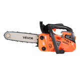 Chainsaws: VEVOR 25 cc Gas Chainsaw, 305 mm Gas Powered Chainsaw, 0.75 kW Power Chain Saw with Non-Slip Handle, Gas-Powered Chainsaws with Dual Fuel Tanks, For Wood Cutting, Tree Trimming, and Land Clearing