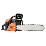 Chainsaws: VEVOR 52cc Gas Chainsaw 1.8 kW Gas Powered 455 mm Chainsaw For Wood Cutting
