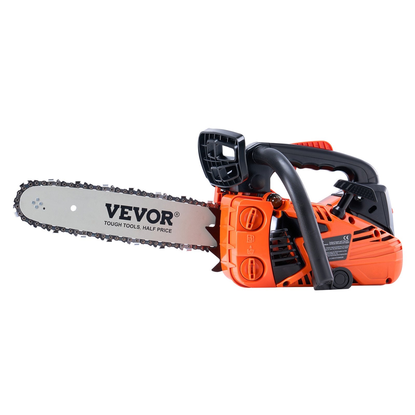 Chainsaws: VEVOR 25.4CC 304.8mm Gasoline Chainsaw Powered Wood Cutting Engine Gas Chain Saw