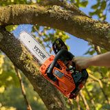 Chainsaws: VEVOR 25.4CC 304.8mm Gasoline Chainsaw Powered Wood Cutting Engine Gas Chain Saw