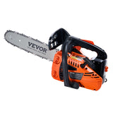 Chainsaws: VEVOR 25.4CC 304.8mm Gasoline Chainsaw Powered Wood Cutting Engine Gas Chain Saw