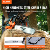 Chainsaws: VEVOR 58CC 508mm Gasoline Chainsaw Gas Powered Wood Cutting Engine Gas Chain Saw