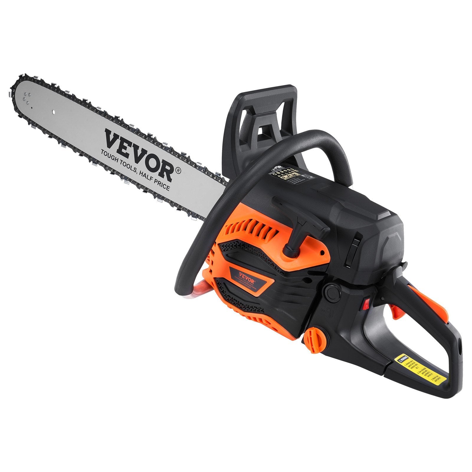 Chainsaws: VEVOR 58CC 508mm Gasoline Chainsaw Gas Powered Wood Cutting Engine Gas Chain Saw