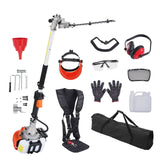 Chainsaws: VEVOR 15.7-inch 26CC 2 Cycle Gas Hedge Trimmer, Gas Powered Pole Hedge Trimmer with Dual Sided Dual Action Blade, Adjustable Trimmer Head, Suitable for Trimming Shrubs, Bushes
