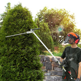 Chainsaws: VEVOR 15.7-inch 26CC 2 Cycle Gas Hedge Trimmer, Gas Powered Pole Hedge Trimmer with Dual Sided Dual Action Blade, Adjustable Trimmer Head, Suitable for Trimming Shrubs, Bushes