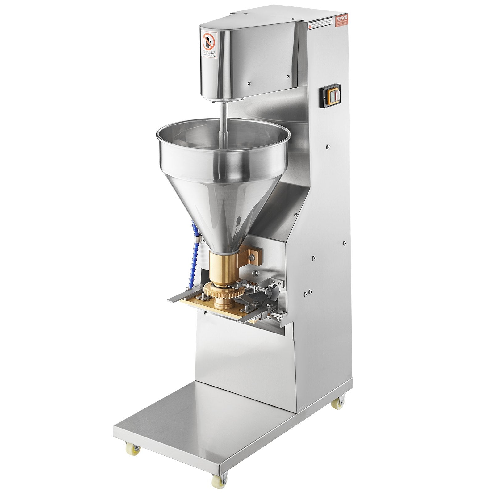 Basketball & Basketball Accessories: VEVOR Commercial Meatball Forming Machine, 280 PCs/min Automatic Meatball Maker, 1100W Electric Fish Beef Pork Shrimp Ball Making Tool, Stainless Steel Meatball Former with 18/20/22/26/30/32 mm Models