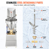 Basketball & Basketball Accessories: VEVOR Commercial Meatball Forming Machine, 280 PCs/min Automatic Meatball Maker, 1100W Electric Fish Beef Pork Shrimp Ball Making Tool, Stainless Steel Meatball Former with 18/20/22/26/30/32 mm Models