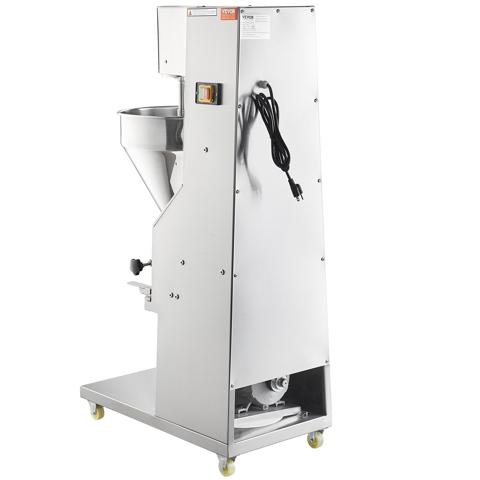 Basketball & Basketball Accessories: VEVOR Commercial Meatball Forming Machine, 280 PCs/min Automatic Meatball Maker, 1100W Electric Fish Beef Pork Shrimp Ball Making Tool, Stainless Steel Meatball Former with 18/20/22/26/30/32 mm Models