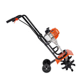 Gardening Tools: VEVOR Tiller Cultivator Gas Powered, 31CC 4-Stroke Garden Cultivator, Tiller with 4 Steel Adjustable Front Tines for Lawn, Garden and Field Soil Cultivation