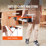Saw Accessories: VEVOR Miter Saw Stand 300lbs Load Capacity Steel Collapsible Stand for Miter Saw