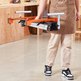 Saw Accessories: VEVOR Miter Saw Stand 300lbs Load Capacity Steel Collapsible Stand for Miter Saw