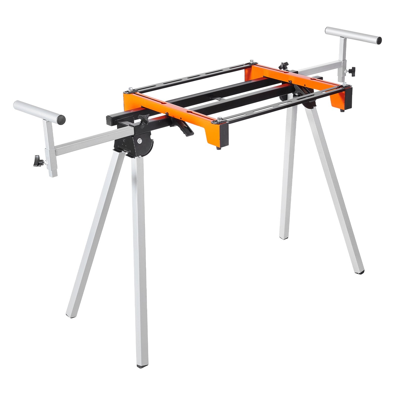 Saw Accessories: VEVOR Miter Saw Stand 300lbs Load Capacity Steel Collapsible Stand for Miter Saw