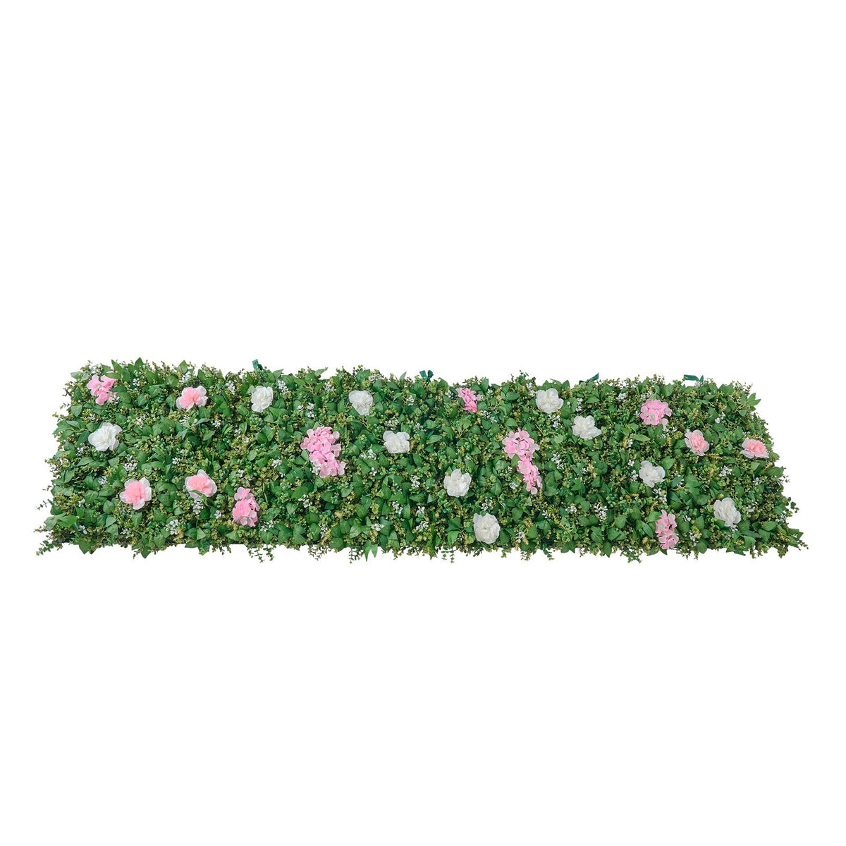 Artificial Luxury‌ Flower Wall Backdrop, 2 PCS, Each Panel 61 x 243.8 cm, Gorgeous 3D Silk Floral Backdrop Pet Friendly, Easy Installation Flower Wall Panel for Wedding, Event, Party, Home Decor
