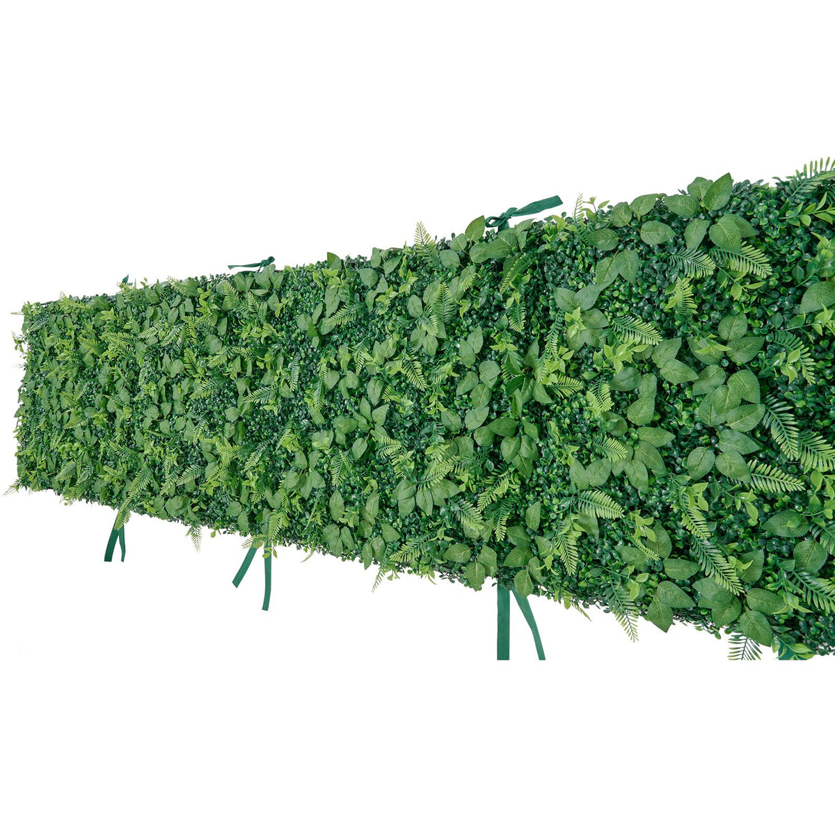Artificial Plant Wall, 4 PCS 61 x 243.8 cm Artificial Boxwood Panels, Sun Protection Greenery Backdrop Privacy Hedge Fence, Fake Grass Screen for Wedding, Indoor, Outdoor Garden, Backyard