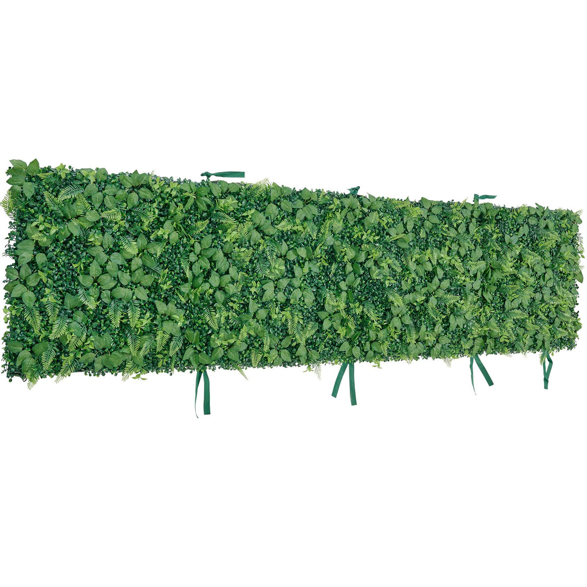Artificial Plant Wall, 4 PCS 61 x 243.8 cm Artificial Boxwood Panels, Sun Protection Greenery Backdrop Privacy Hedge Fence, Fake Grass Screen for Wedding, Indoor, Outdoor Garden, Backyard