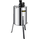 Farm Equipment: VEVOR 4 Frame Electric Honey Extractor Beekeeping 120 W Motor 2 Clear Lids