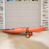 Boating Accessories: VEVOR Foldable Kayak Cart Canoe Boat Carrier 250lbs Load with 10'' Solid Tires