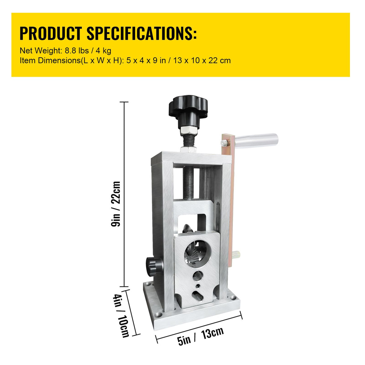 Wire Stripping Machine, 1.5-40 mm Drill Powered, Manual Copper Stripper w Heat Treated Steel Ultra Long Lasting Blade, Compact & Portable for Scrap Cable Peeling Recycling