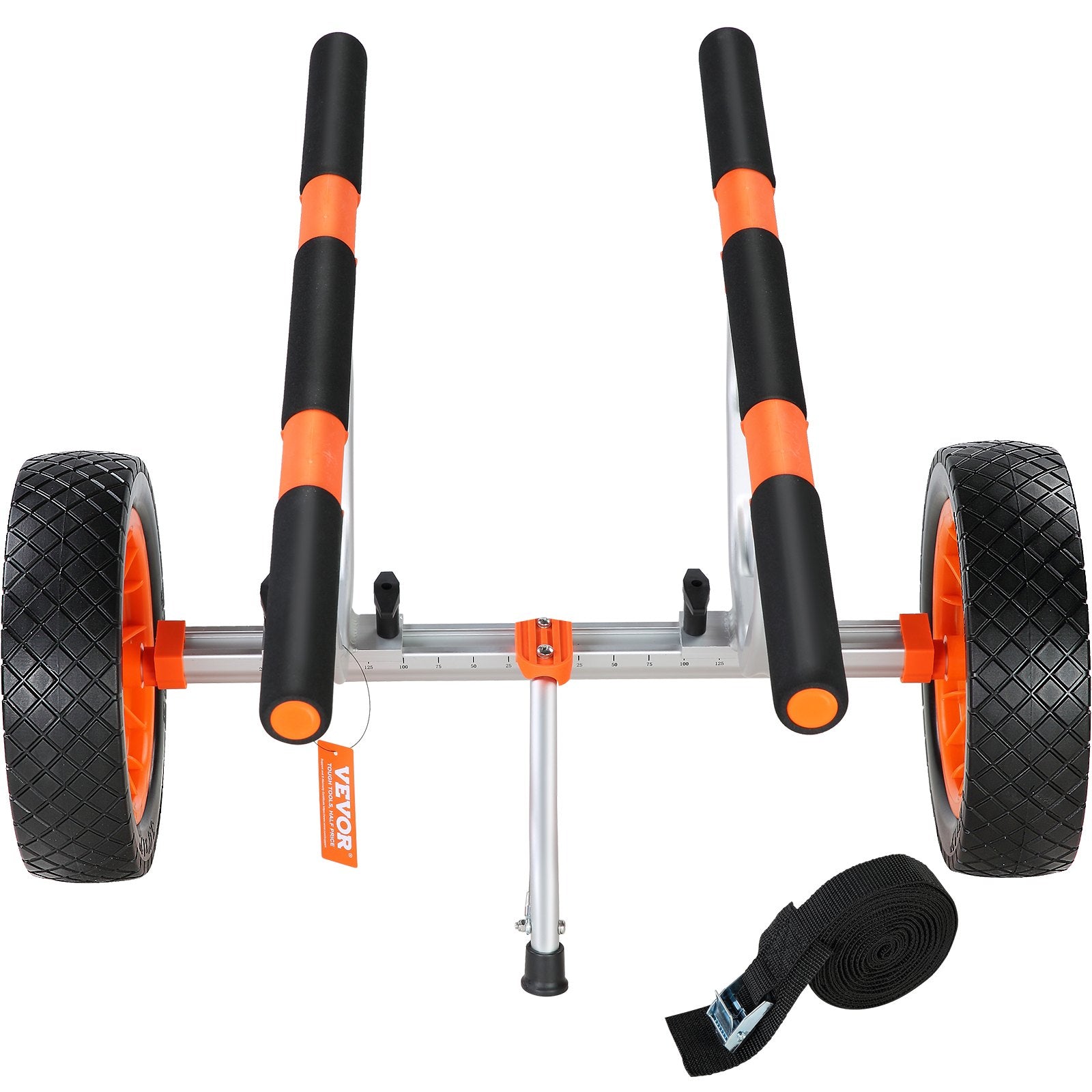 Boating Accessories: VEVOR Adjustable Kayak Cart Canoe Boat Carrier 450lbs Load with 12'' Solid Tires