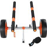 Boating Accessories: VEVOR Adjustable Kayak Cart Canoe Boat Carrier 450lbs Load with 12'' Solid Tires